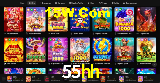 Bônus Generosos e Exclusivos no 55hh para Você!